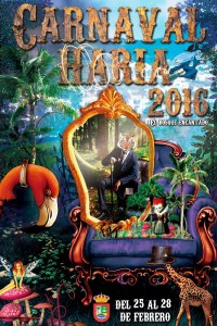 Cartel anunciador del Carnaval de Haría 2016 (400 x 600)
