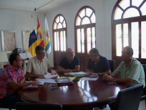 Reunión Cabildo de Lanzarote y Ayuntamiento de Haría