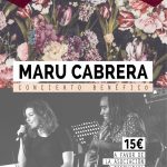 Cartel concierto Maru Cabrera
