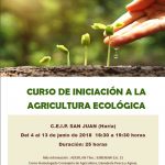 Cartel Curso Agricultura Ecológica