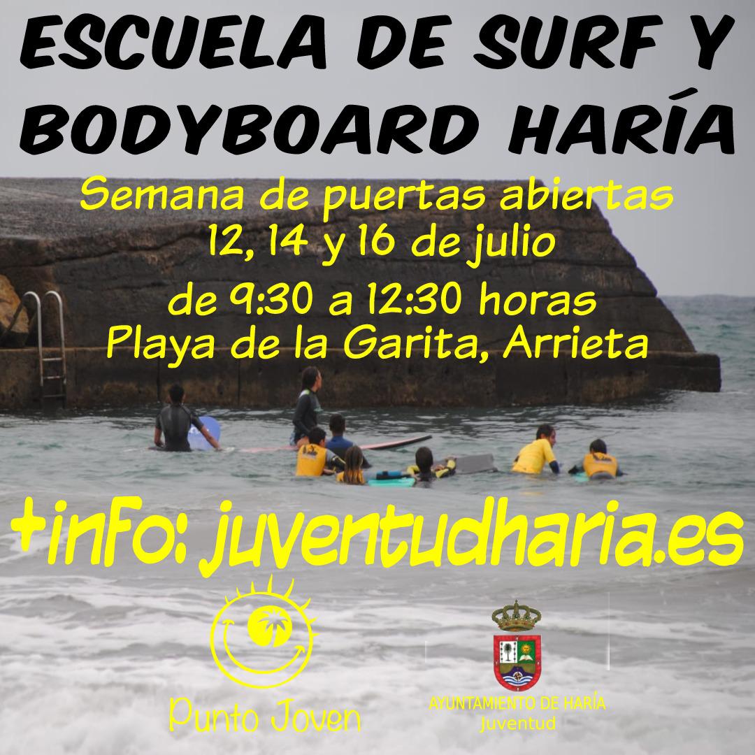 Arranca la Semana Especial Verano en la Escuela de Surf y Bodyboard